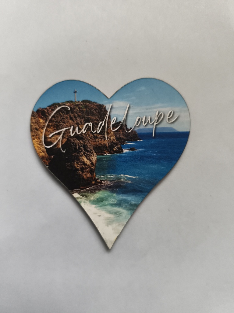 Magnet MDF Cœur - La Pointe des Chateaux GP