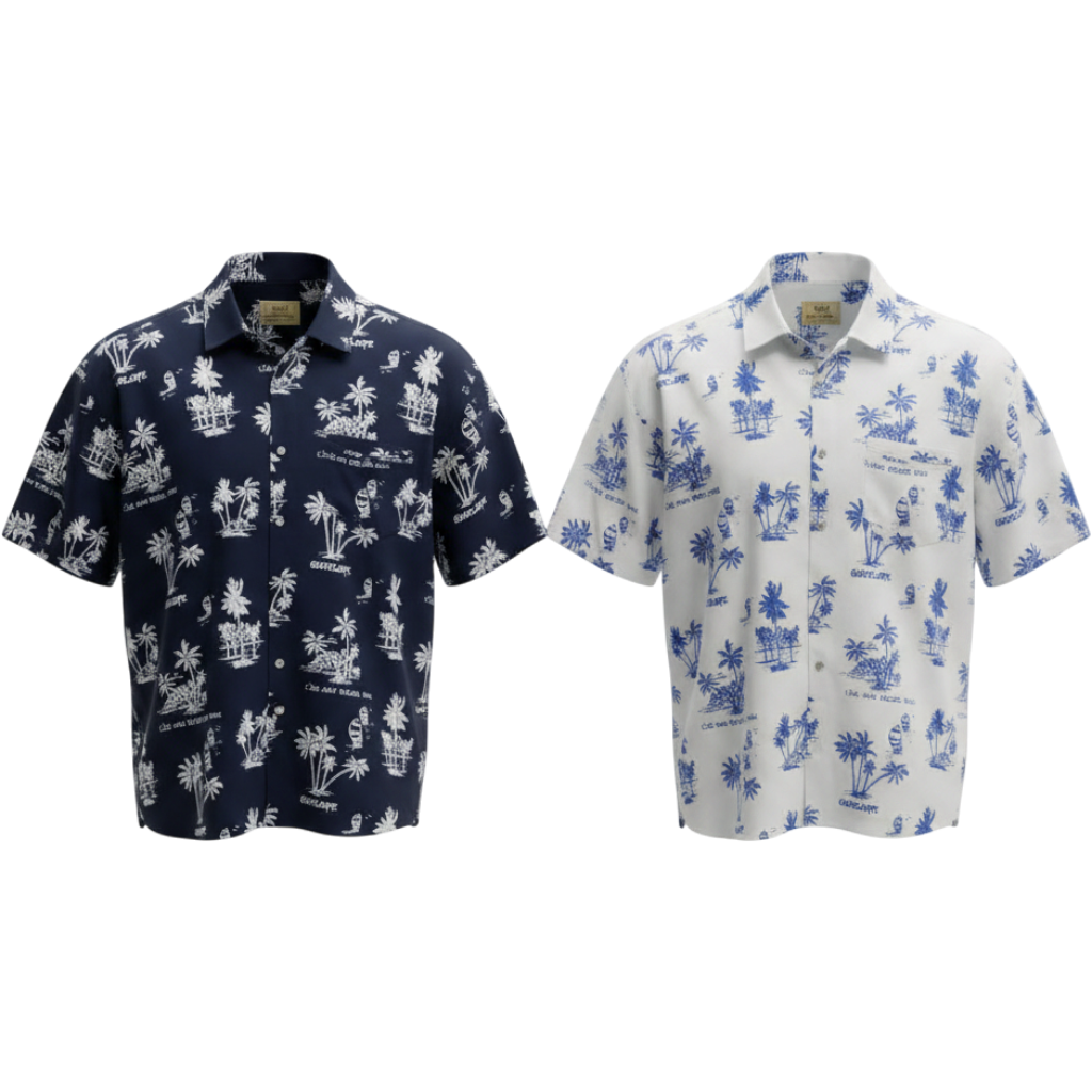 [71018] Chemise Hawai Coton Rima Adulte