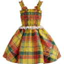 Robe enfant HK - Madras 2-5 ans Rima
