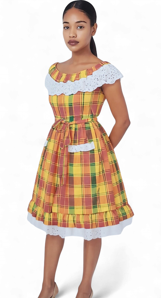 Robe adulte GUAVABERRY - Madras taille XL Rima