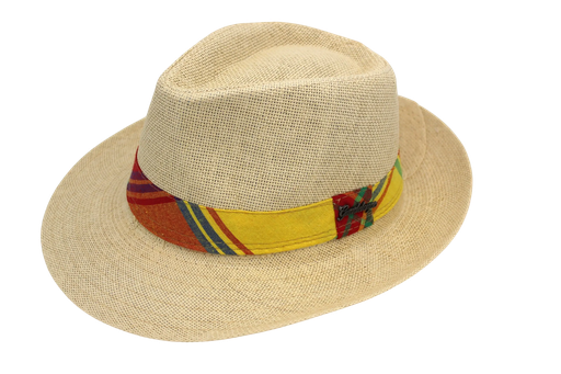 [11009] Chapeau Panama Bande Madras