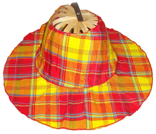 [11011] Chapeau Eventail Madras