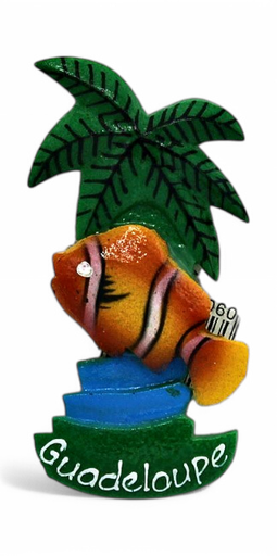 [15016] Magnet Palmier Et Poisson