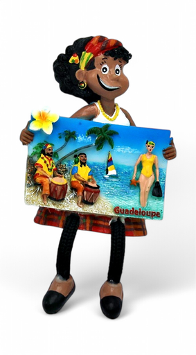 [15052] Magnet Resine Figurine plage