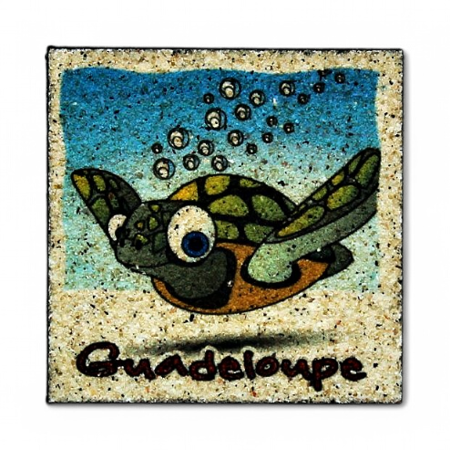 [15143] Magnet Sable Tortue Cartoon