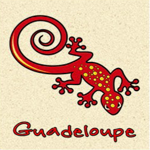 [15147] Magnet Sable Lezard Rouge