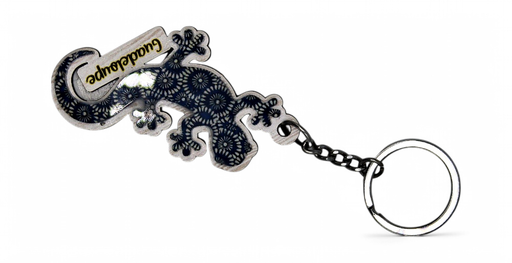 [16003] Porte-Clé Gecko Bois