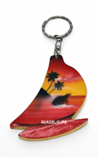 [16050] Porte-Clé Bateau Plat