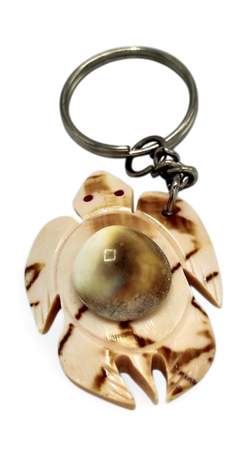 [16052] Porte Clé Tortue Coquillage A L'Unite