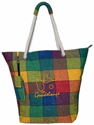 [18010] Sac Handle Rope Madras