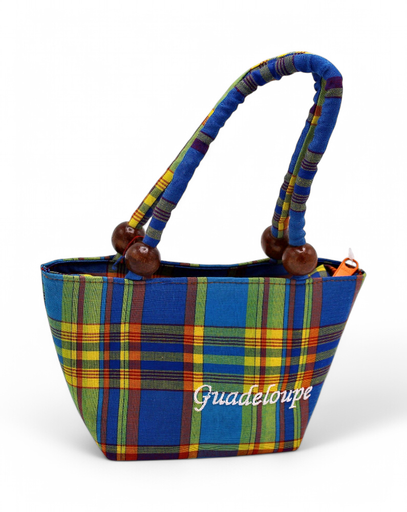 [18041] Sac Avec Perle Madras