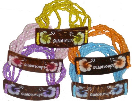 [23013] Bracelet Beads Coco Airbrush