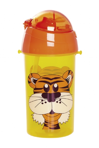 [33036] Gourde Tigre Avec Paille