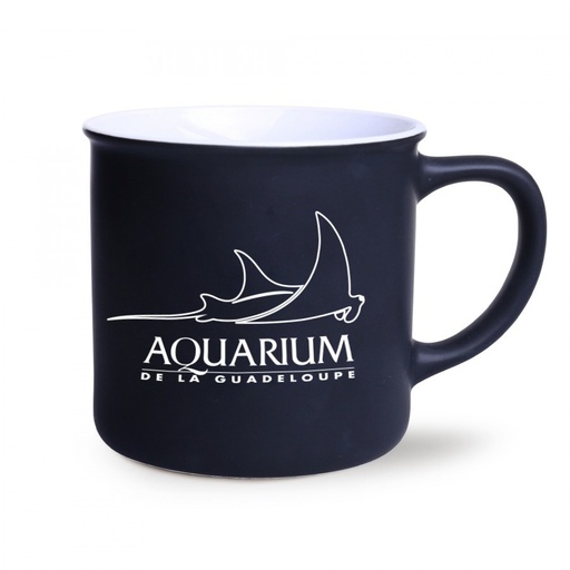 [34009] Mug Soft Touch Bleu Aquarium