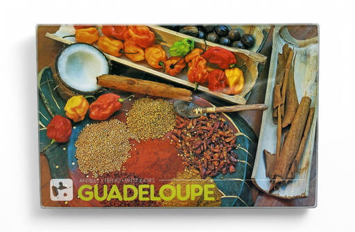 [35005] Planche à découper en verre - Epices