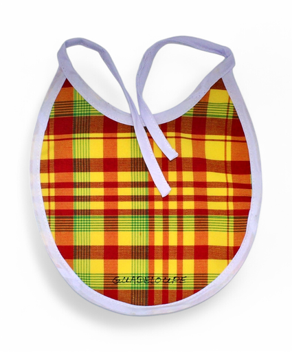 [36025] BAVOIR Bébé Madras bord blanc