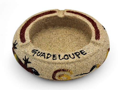 [43003] Cendrier Deco Sable & Gecko L