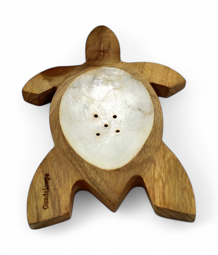 [43014] Porte Savon Tortue Blanc M
