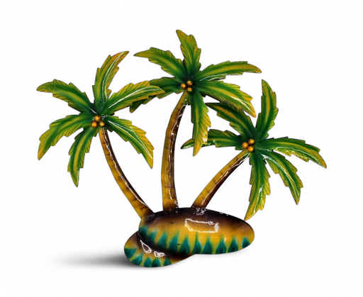[45024] Applique 3 Palmiers Metal 30 Cm