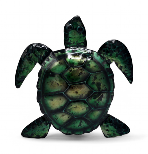 [45058] Applique Tortue Metal 20 Cm