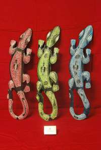 [45080] Gecko Antique Couleur 50Cm