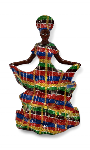 [46001] Figurine Doudou Madras 15 Cm