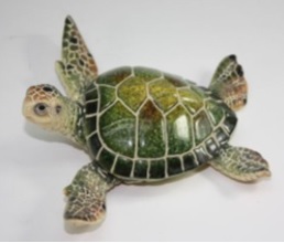 [46004] Figurine Tortue Verte