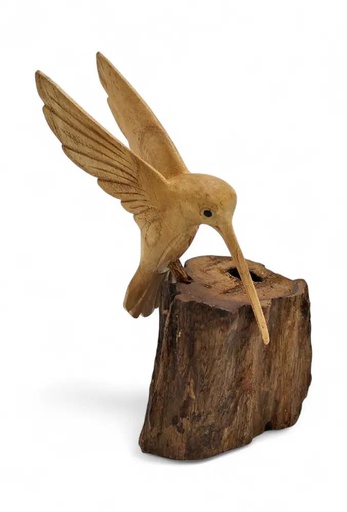 [46019] Sculpture Colibri Sur Parasite