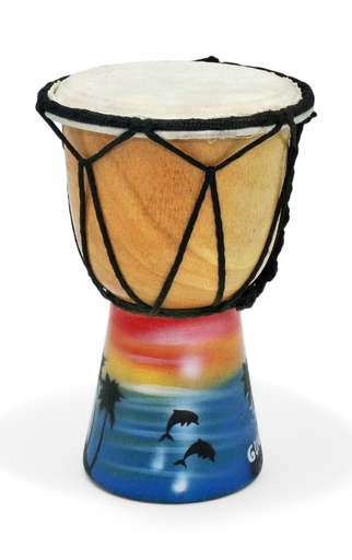 [51008] Djembé Full Airbrush 15 Cm