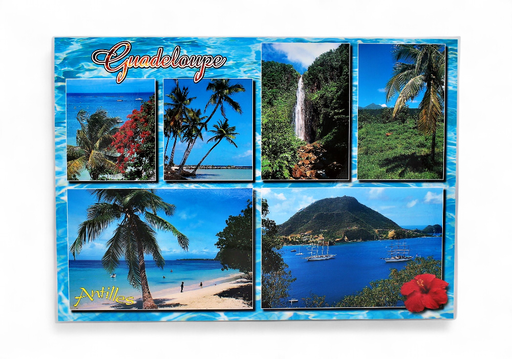 [68001] Set de Table GP Eau + 6 Photos / Soufriere STG24