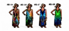 [73009] Kaftan Long Digital Shiffon