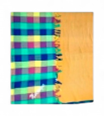 [75026] Serviette Madras Brodée