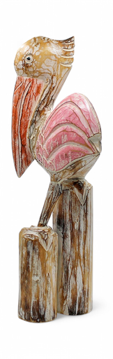 [46031] Sculpture Pélican 50cm Grand Format