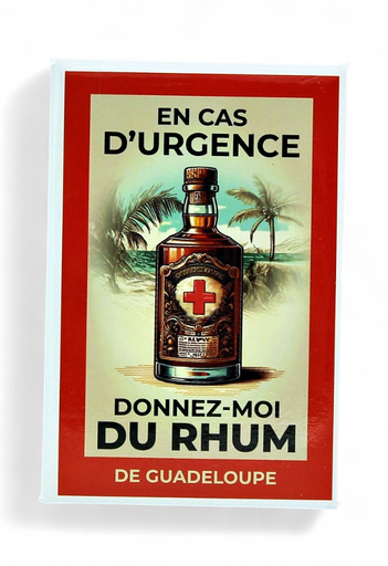 [15241] Magnet rectangle - Illustration Urgence Rhum