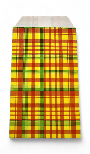 [92010] Sac Papier Madras taille 7*13,5 cm