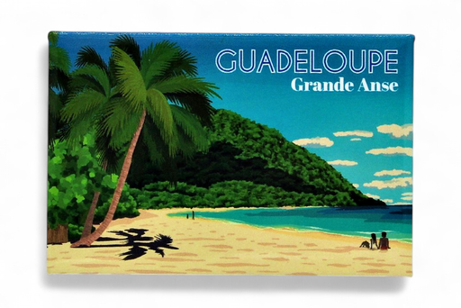 [15260] Magnet rectangle - illustration Grande Anse GP