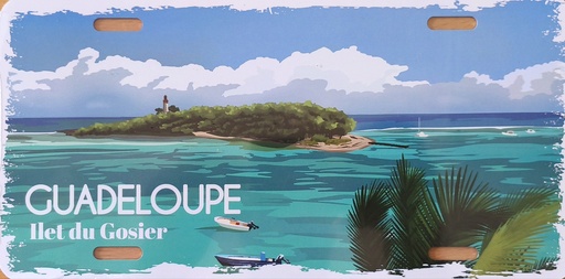 [45124] Plaque 15X30 Ilet Gosier GP 