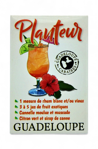 [15262] Magnet illustration Recette Planteur