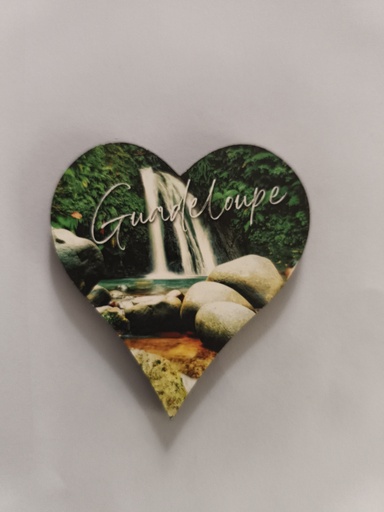 [15341] Magnet MDF Cœur - Cascade aux Ecrevisses GP
